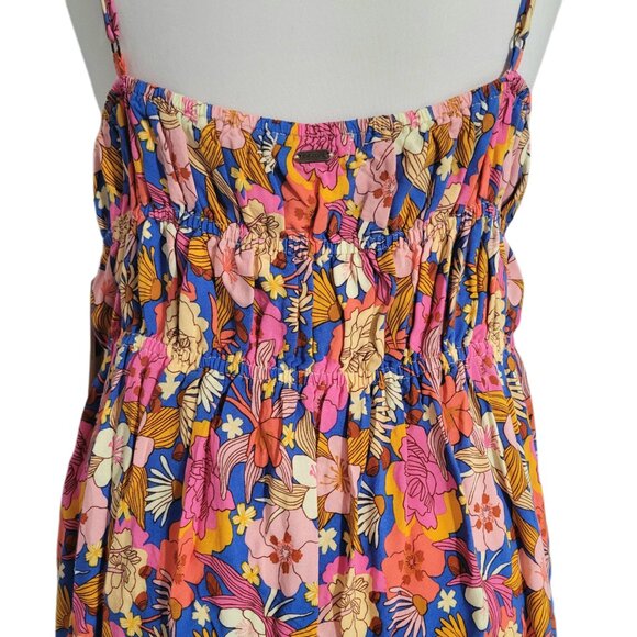 Rip Curl Floral Summer Dress NWT Size Large - Picture 5 of 11